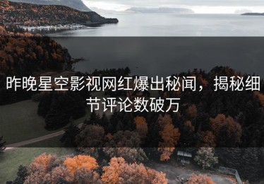 昨晚星空影视网红爆出秘闻，揭秘细节评论数破万