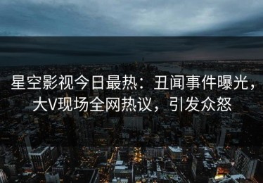 星空影视今日最热：丑闻事件曝光，大V现场全网热议，引发众怒